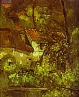 Paul Cezanne Famous Paintings - House of Pere Lacroix